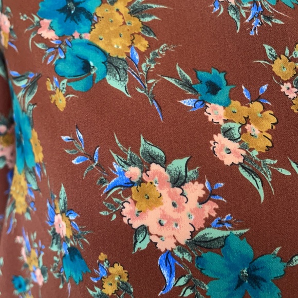 Zara floral crop blouse size XS - Picture 5 of 7